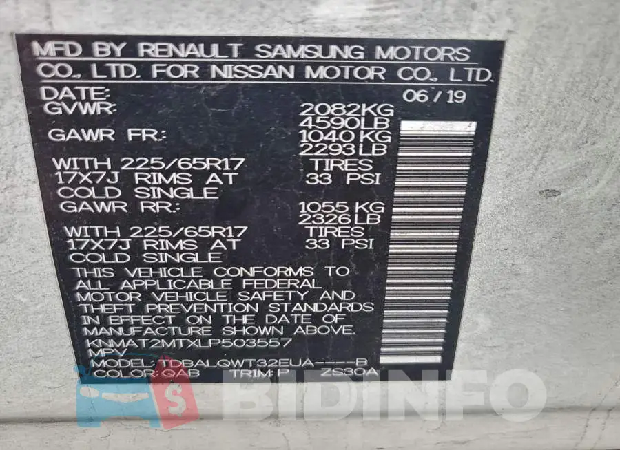 KNMAT2MTXLP503557 Photo# 13