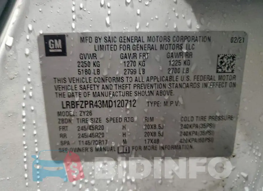 LRBFZPR43MD120712 Photo# 13