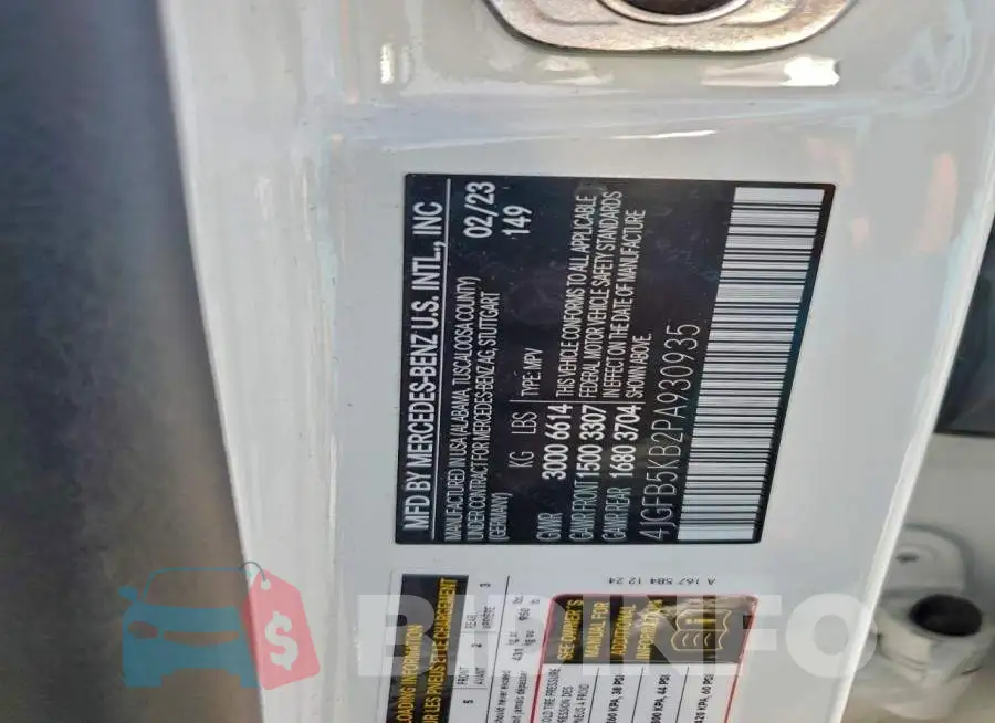 4JGFB5KB2PA930935 Photo# 13