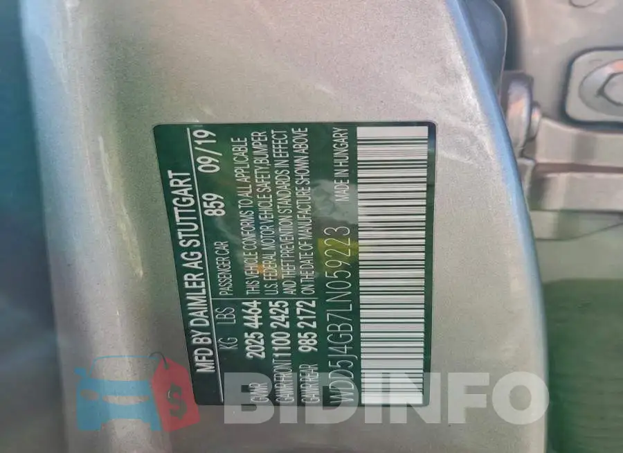 WDD5J4GB7LN059223 Photo# 12
