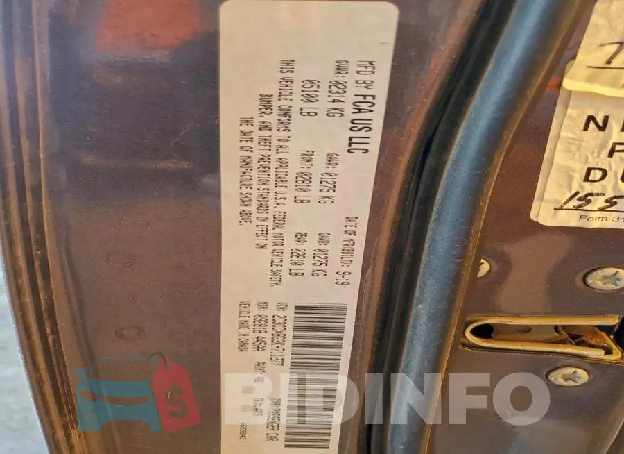 2C3CDXBG3KH711277 Photo# 13