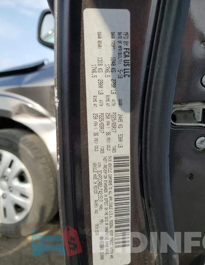3C4PDCAB2JT421517 Photo# 13