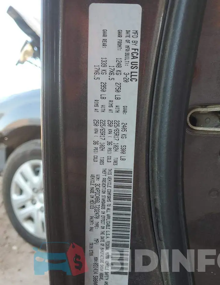 3C4PDCAB6LT232470 Photo# 14