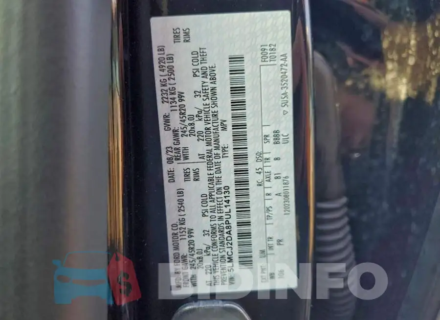 5LMCJ2DA8PUL14130 Photo# 13