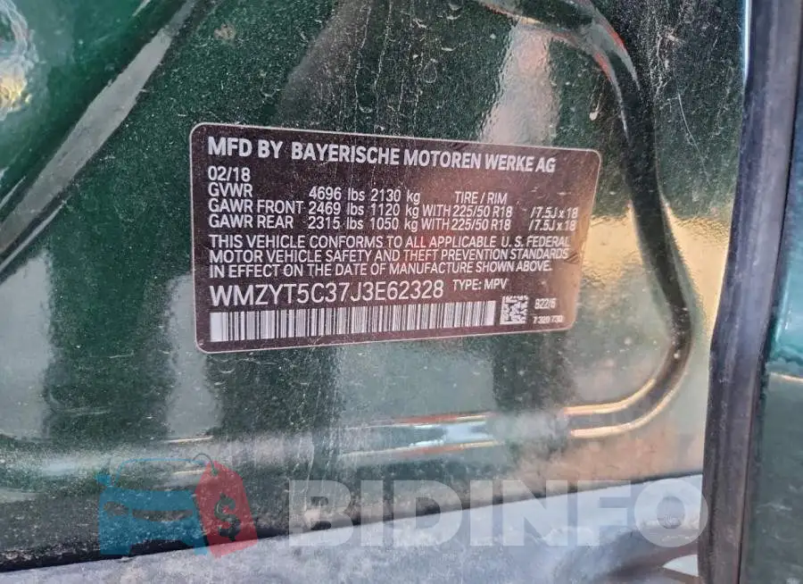 WMZYT5C37J3E62328 Photo# 12