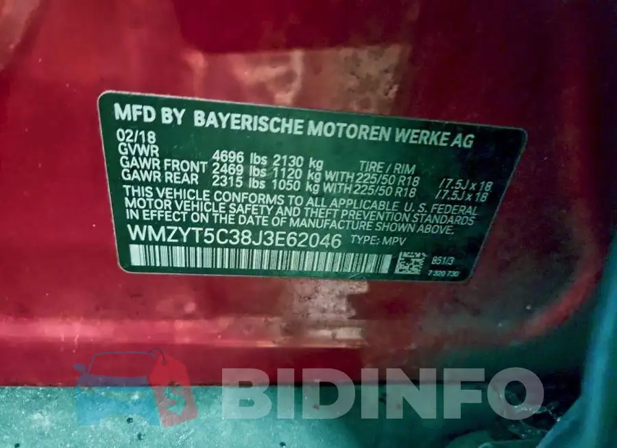 WMZYT5C38J3E62046 Photo# 12