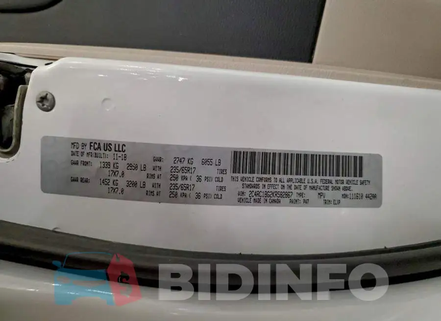 2C4RC1BG2KR582867 Photo# 13