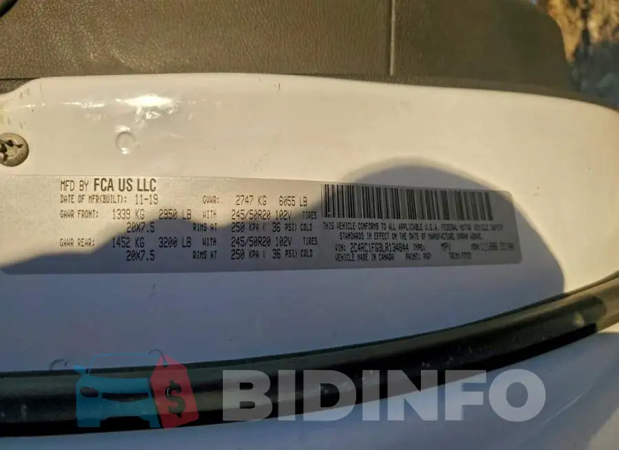 2C4RC1FG3LR134844 Photo# 14