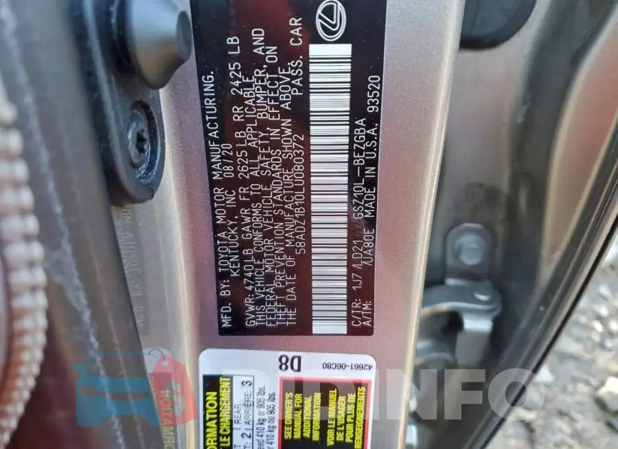 58ADZ1B10LU080372 Photo# 12