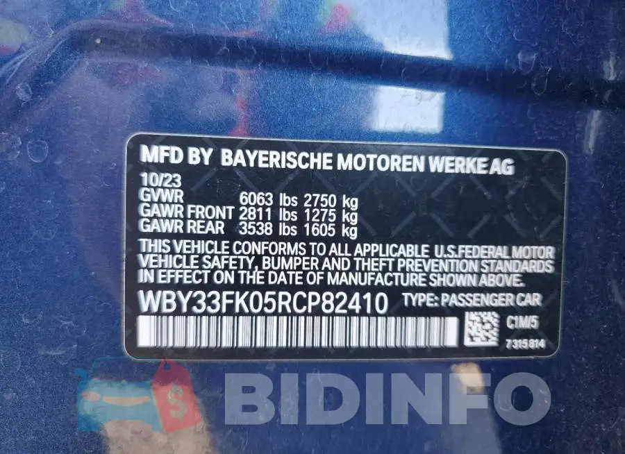 WBY33FK05RCP82410 Photo# 12