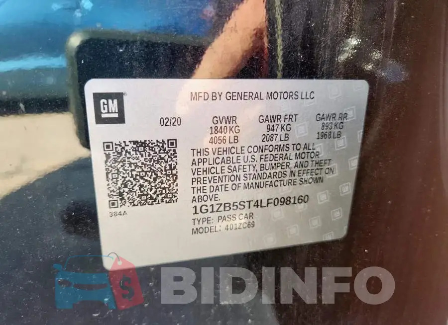 1G1ZB5ST4LF098160 Photo# 12