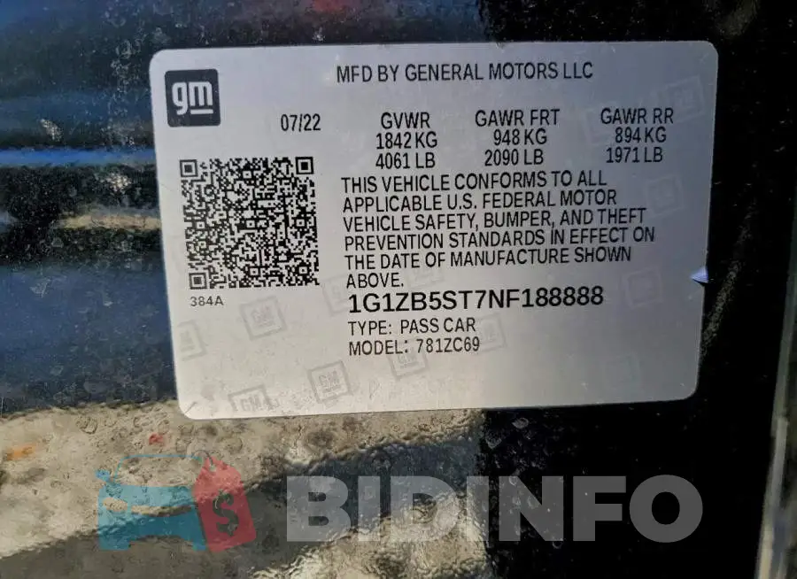 1G1ZB5ST7NF188888 Photo# 12