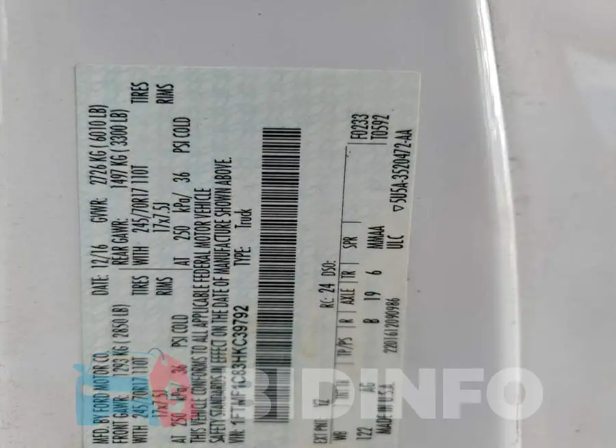 1FTMF1C83HKC39792 Photo# 12
