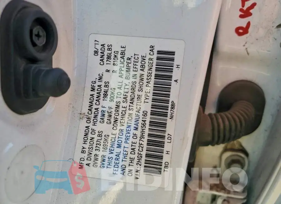 2HGFC2F79HH564160 Photo# 12
