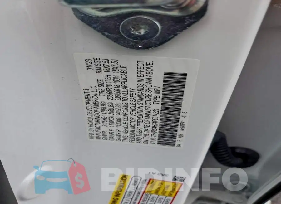7FARS4H74PE014221 Photo# 13