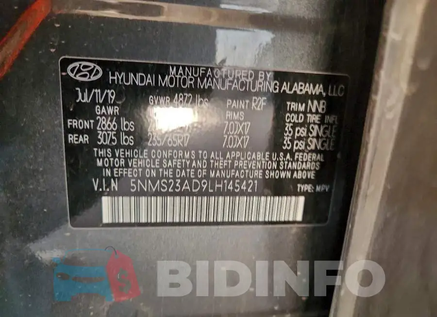 5NMS23AD9LH145421 Photo# 13