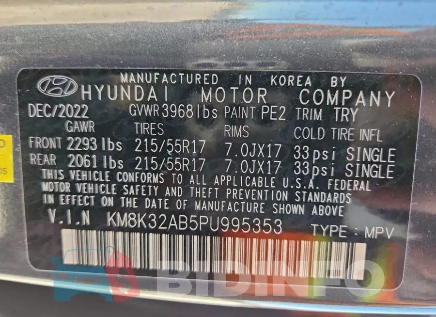 KM8K32AB5PU995353 Photo# 13