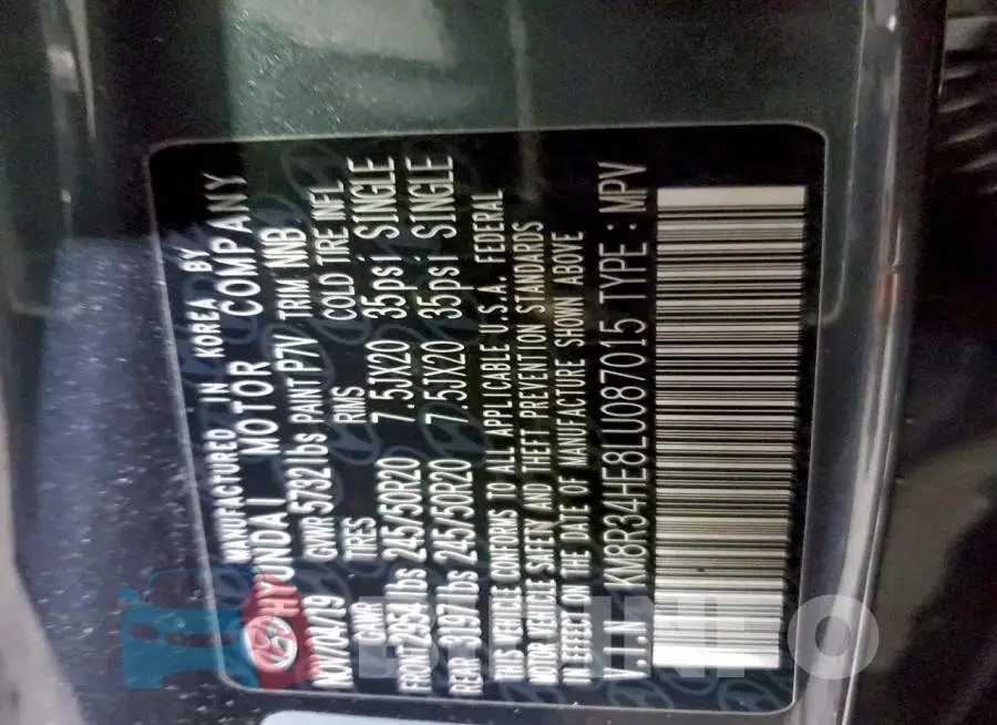 KM8R34HE8LU087015 Photo# 13
