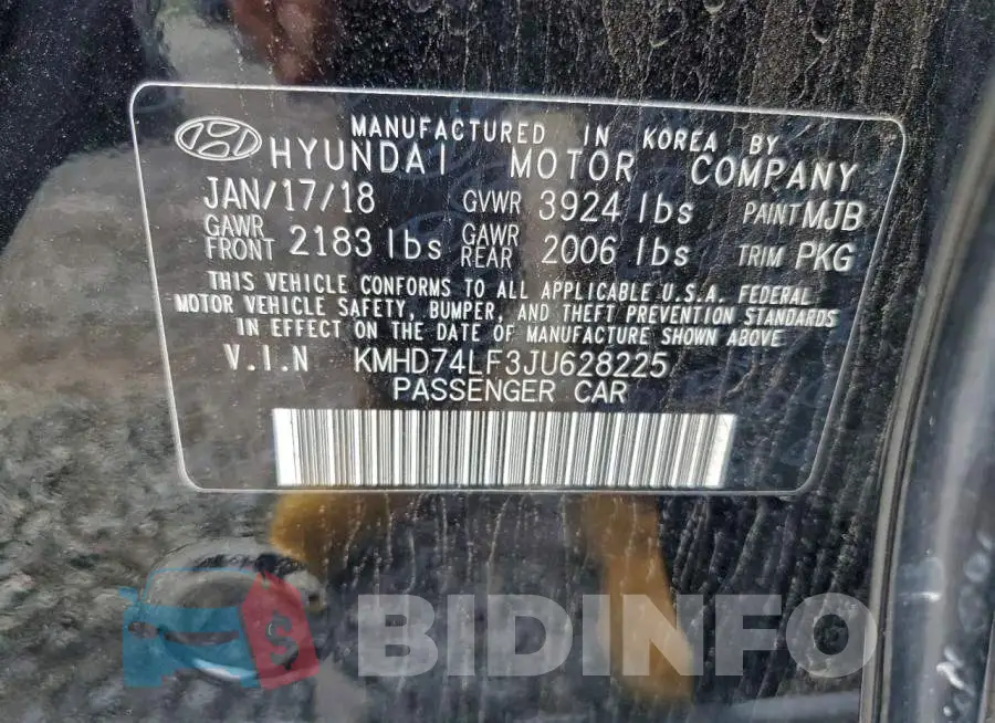 KMHD74LF3JU628225 Photo# 13