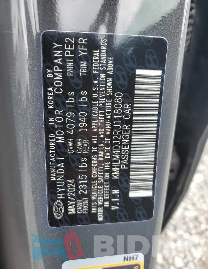 KMHLM4DJ2RU118080 Photo# 13