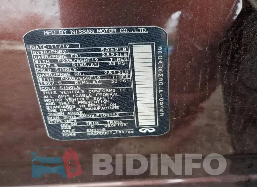 3PCAJ5M30LF108353 Photo# 13