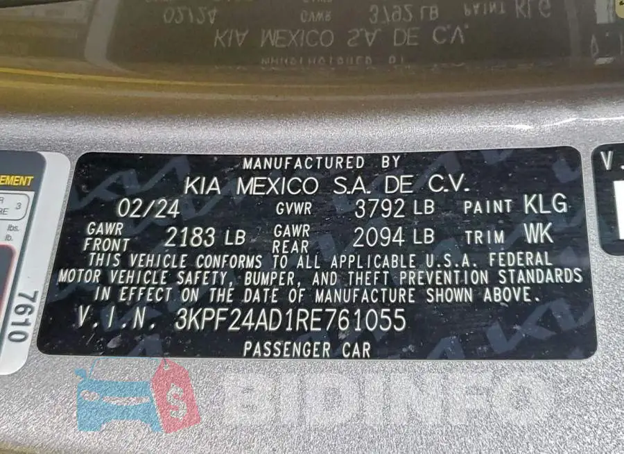 3KPF24AD1RE761055 Photo# 13
