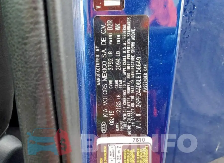 3KPF24AD8LE156649 Photo# 12