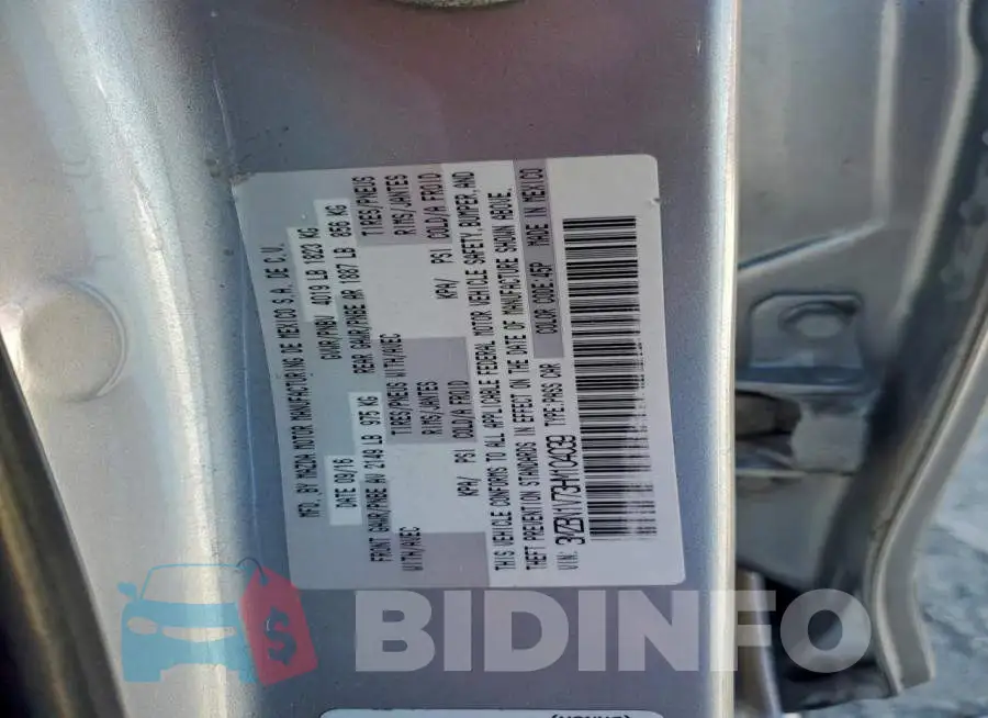3MZBN1V73HM104039 Photo# 12