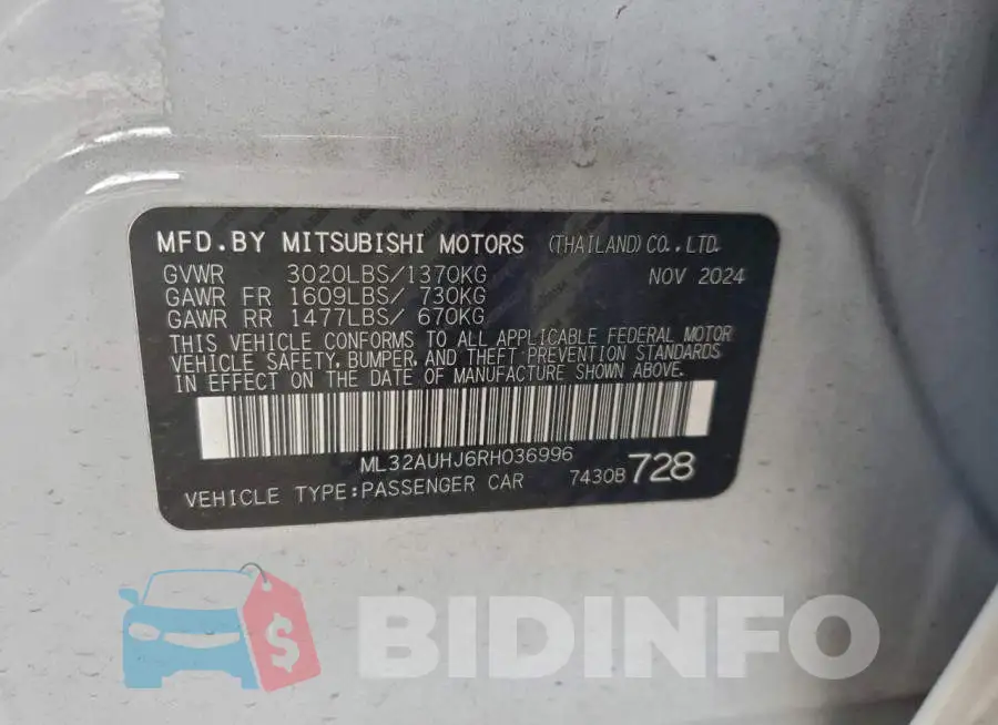 ML32AUHJ6RH036996 Photo# 13