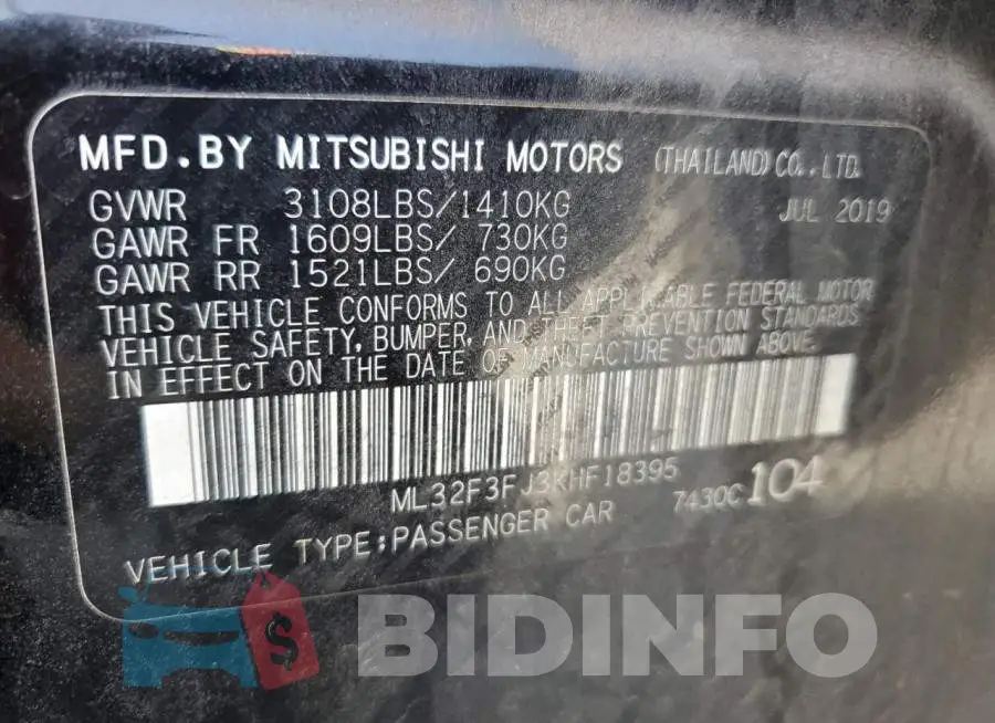 ML32F3FJ3KHF18395 Photo# 12