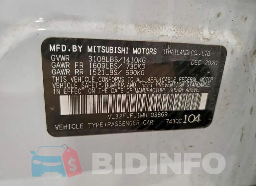 ML32FUFJ1MHF03869 Photo# 12