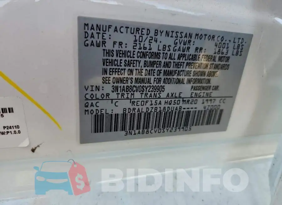 3N1AB8CV0SY239905 Photo# 13