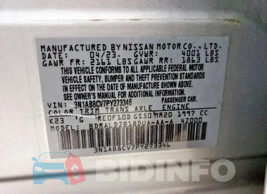 3N1AB8CV7PY273346 Photo# 12