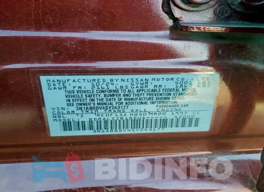 3N1AB8DV4SY243177 Photo# 12