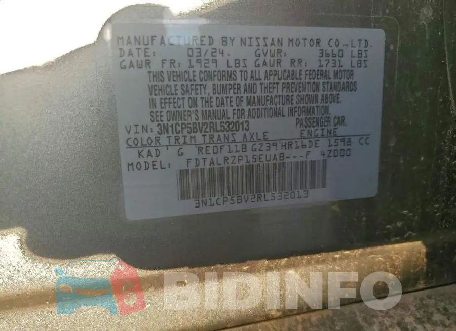 3N1CP5BV2RL532013 Photo# 13