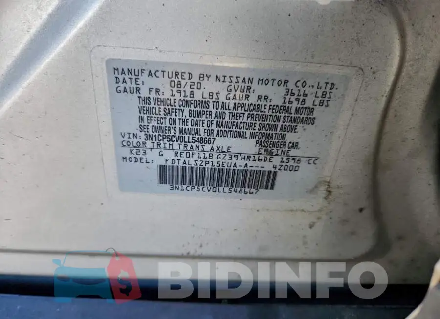 3N1CP5CV0LL548667 Photo# 13