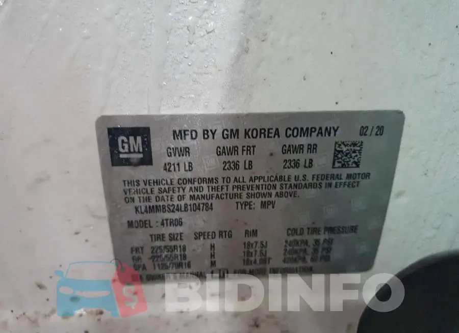 KL4MMBS24LB104784 Photo# 14