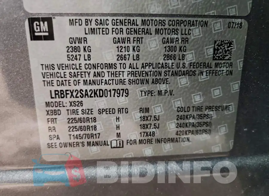LRBFX2SA2KD017979 Photo# 13