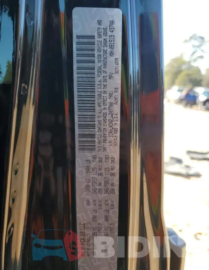 1C4HJXDN2JW207700 Photo# 12