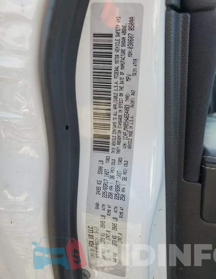 1C4PJMAB5HW654083 Photo# 14