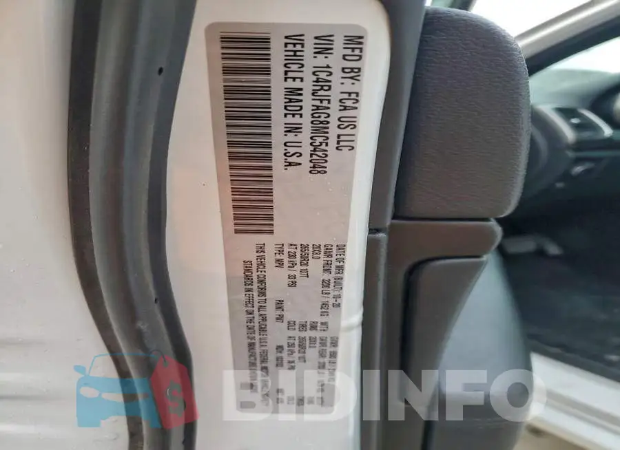 1C4RJFAG8MC542048 Photo# 13