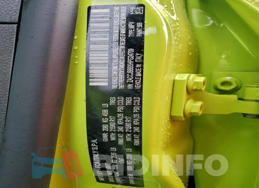 ZACCJBBB5HPG24709 Photo# 13
