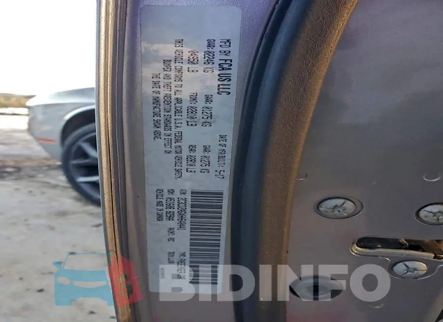 2C3CDZAGXHH640441 Photo# 12