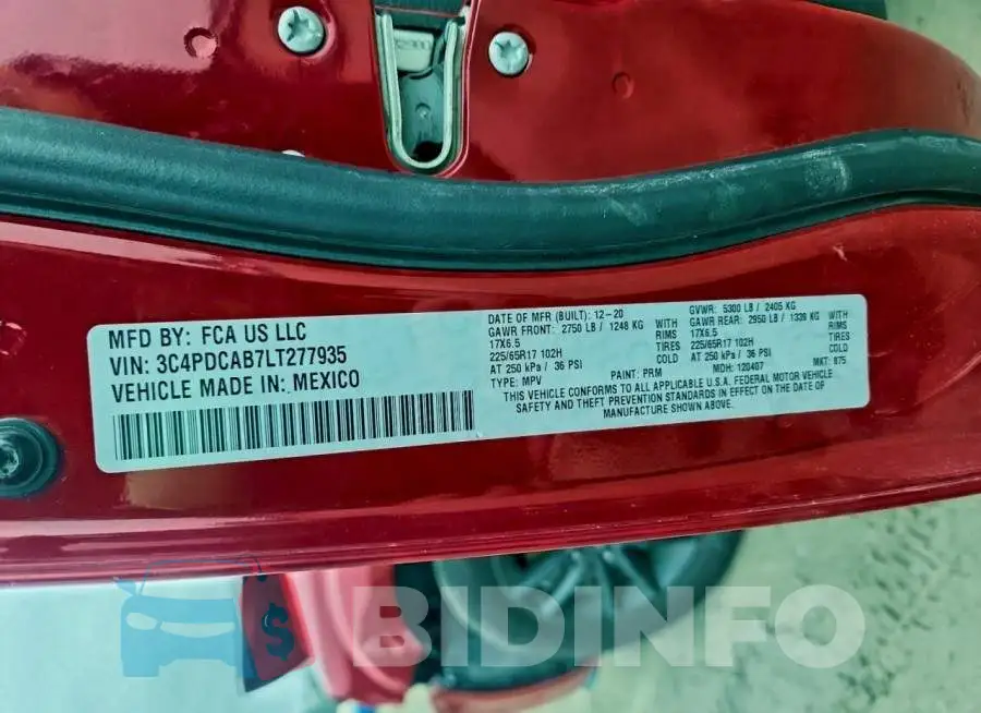 3C4PDCAB7LT277935 Photo# 13