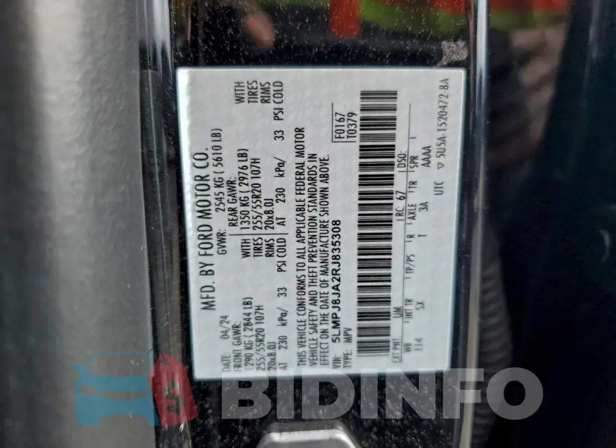 5LMPJ8JA2RJ835308 Photo# 13