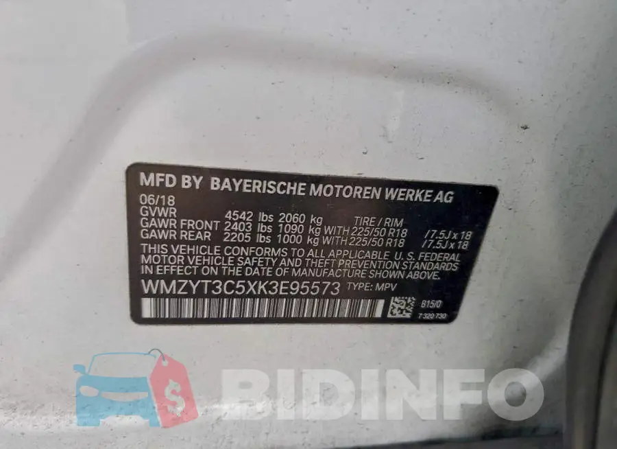 WMZYT3C5XK3E95573 Photo# 12