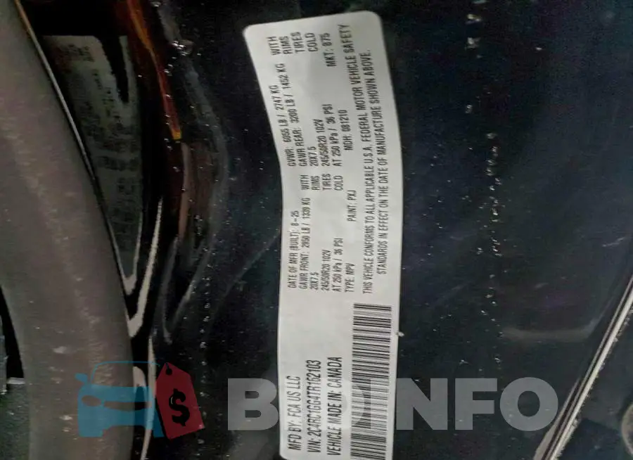 2C4RC1GG4TR162103 Photo# 13