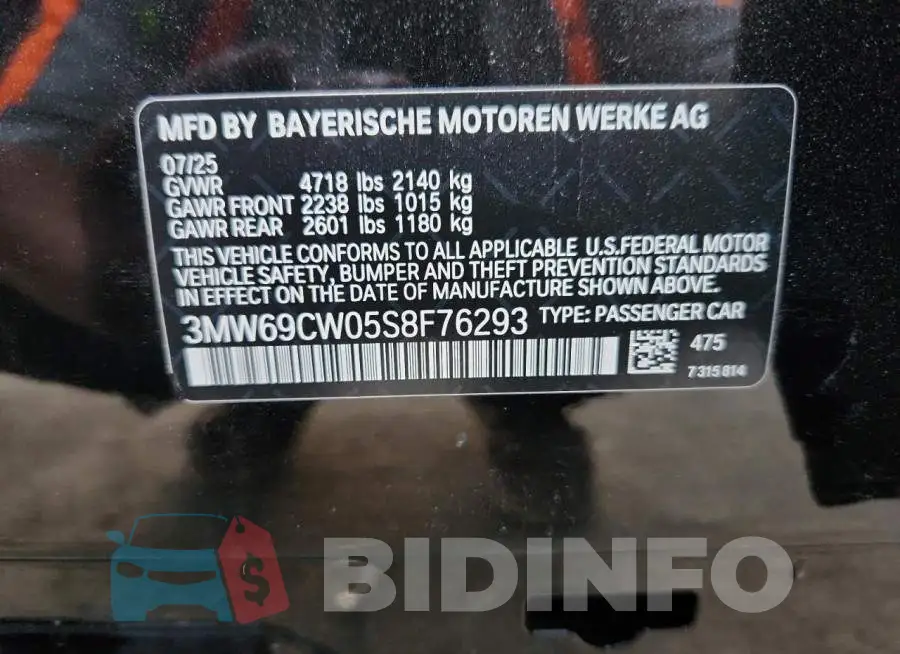 3MW69CW05S8F76293 Photo# 13