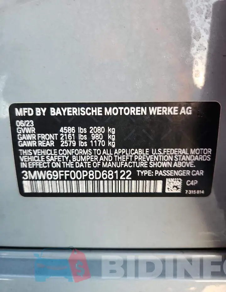 3MW69FF00P8D68122 Photo# 12