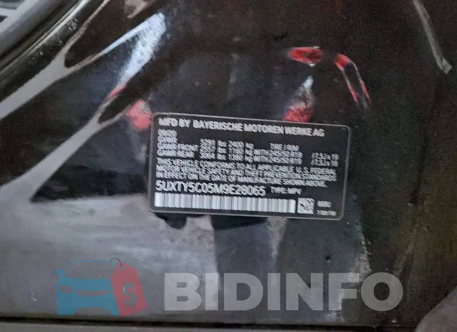 5UXTY5C05M9E28065 Photo# 13